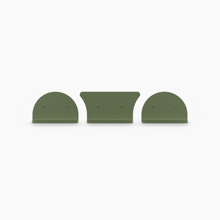 8" Shelves / 2 Convex + 1 Concave / Army Brat