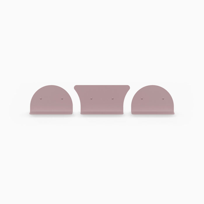 8" Shelves / 2 Convex + 1 Concave / Purple Dusk