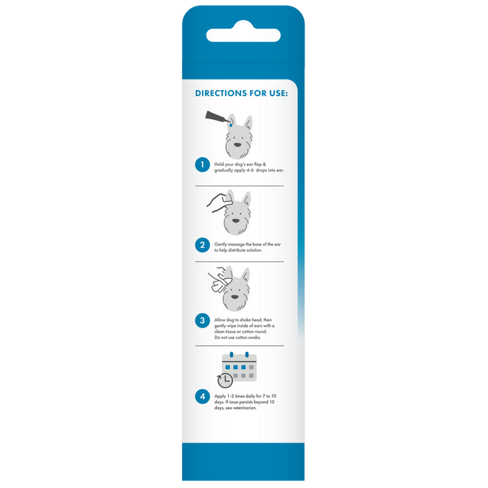 TropiClean HomeVet Medicated Dog Ear Drops
