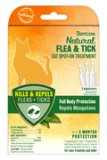TropiClean Natural Flea & Tick Spot-On Treatment for Cats