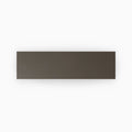 Tungsten Wood Slab floating shelf in minimalist dark finish, designed for versatile wall display and organization.