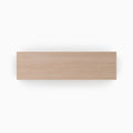 Unfinished White Oak Wood Slab showcasing natural grain and smooth surface perfect for custom floating shelves or display ledges