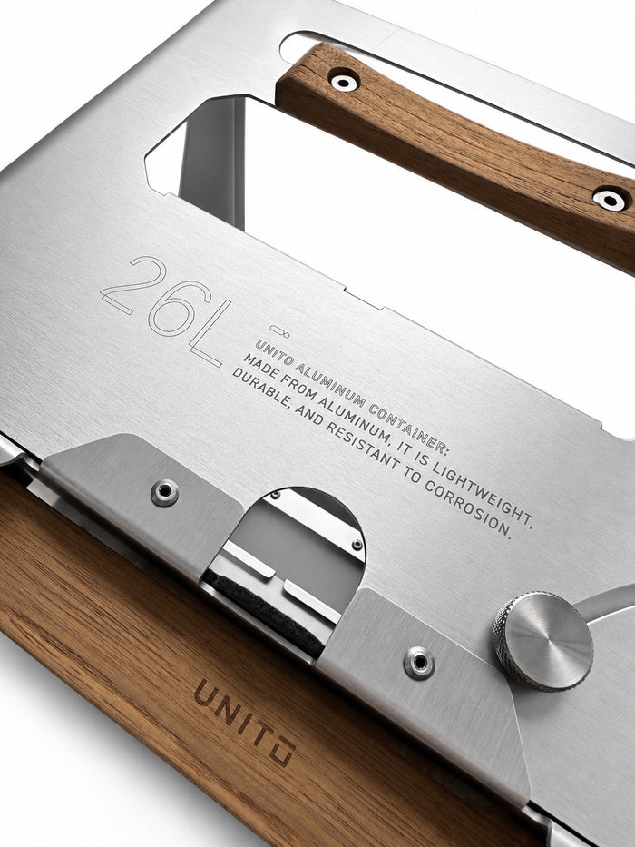 UNITO Aluminum Container — Anodized, 26L