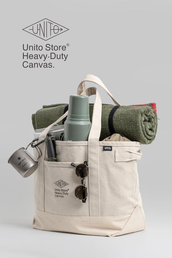 UNITO Heavy-Duty Canvas Tote Bag | Camping & Outdoor Lifestyle Bag