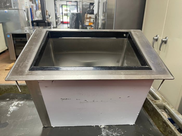 Used Stainless Steel Drop in Ice Chest Bid 18" x 12" SS312 - Falcon Restaurant Supply - 1