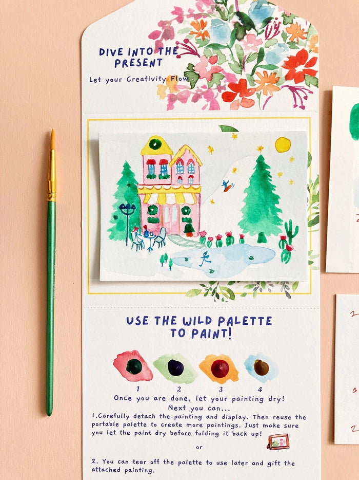 Watercolor Paint By Number Diy Kits ~ Various Designs