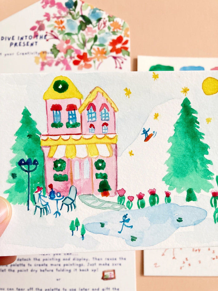 Watercolor Paint By Number Diy Kits ~ Various Designs