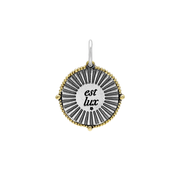 Waxing Poetic ~ Est Lux Medallion