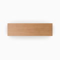 White Oak Wood Slab with smooth finish perfect for custom floating shelves and wall display ledges by Shelfology