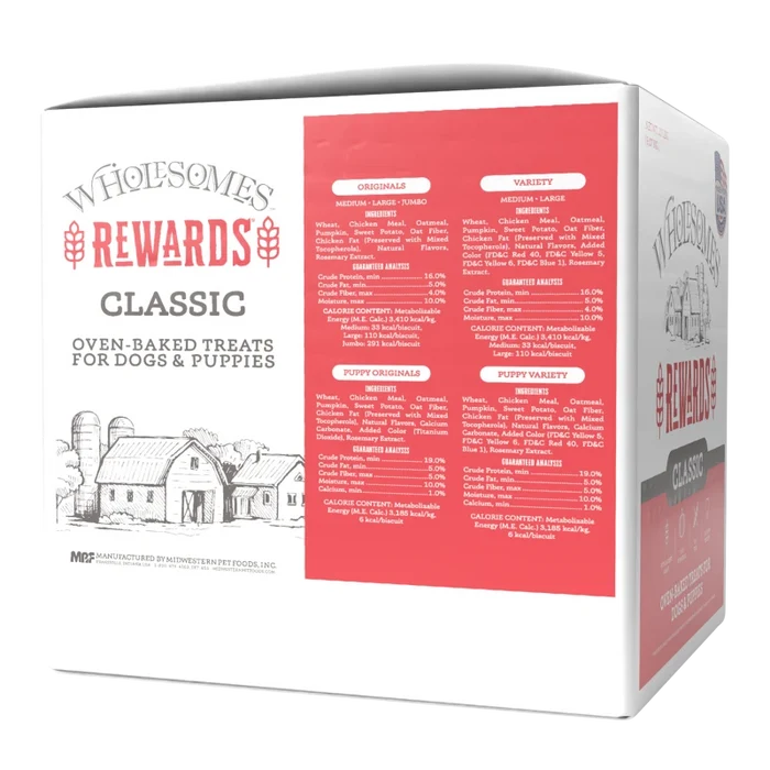 Wholesomes Rewards Large Variety For Dogs