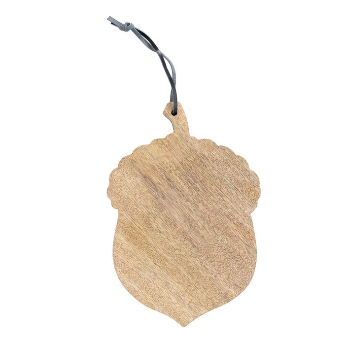 Wood Acorn Shaped Cheese/Cutting Board