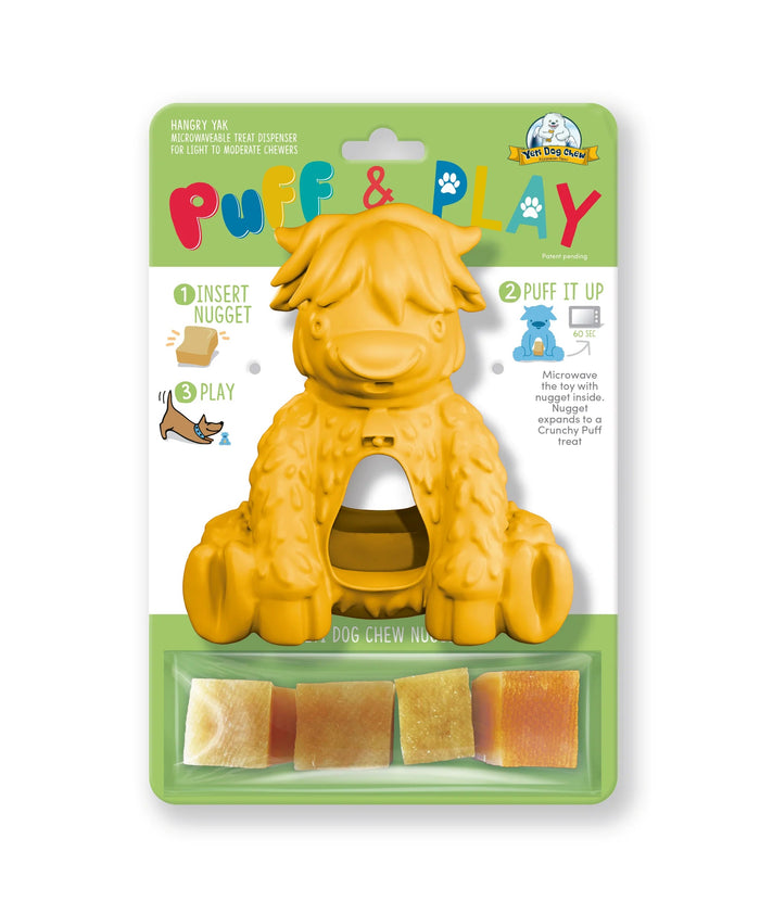 Yeti Dog Chews Yeti Puff and Play Dog Toy