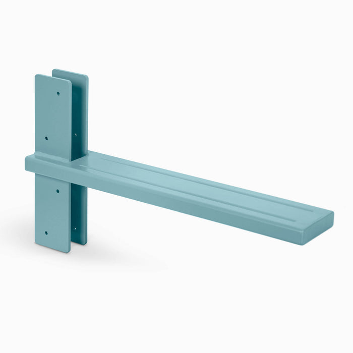 Yuri XD Floating Desk Bracket (Powder Coated) in durable powder-coated steel, designed for strong support of floating shelves and workspace organization.